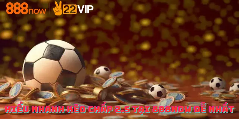Hiểu kèo chấp 2.5 tại 888now dễ nhất
