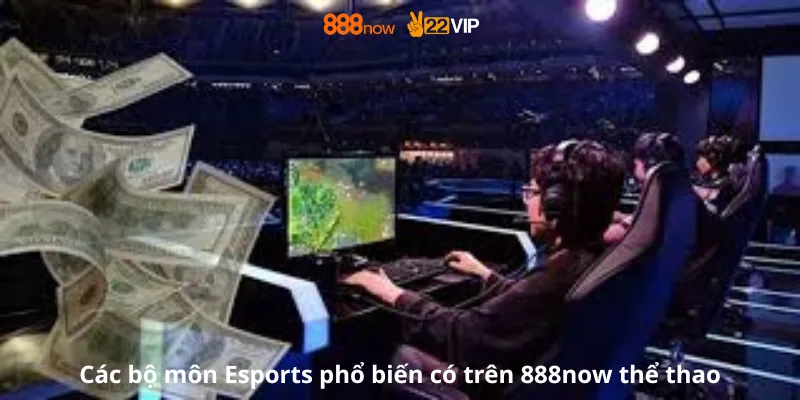 Các bộ môn Esports phổ biến có trên 888now thể thao