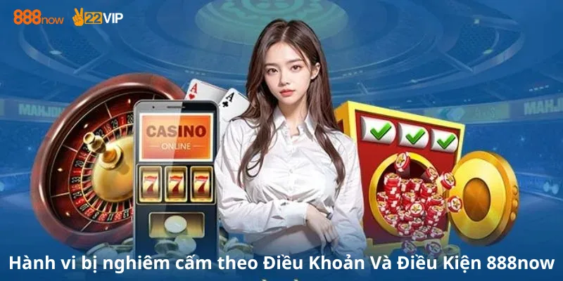 Hành vi bị nghiêm cấm theo Điều Khoản Và Điều Kiện 888now